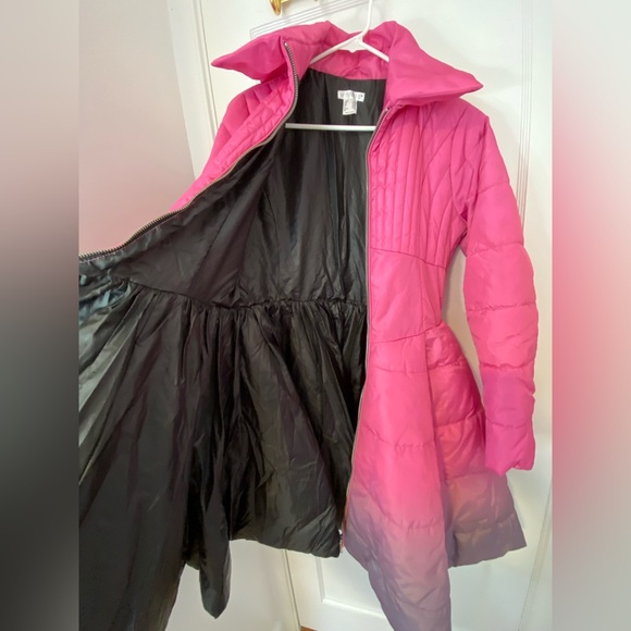 VENUS Pink to Purple Ombré Quilted Puffer Jacket - Picture 8 of 11